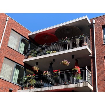 Solero Vaticano designparasol - Stijlvol, rond en flexibel | Gipro Parasols