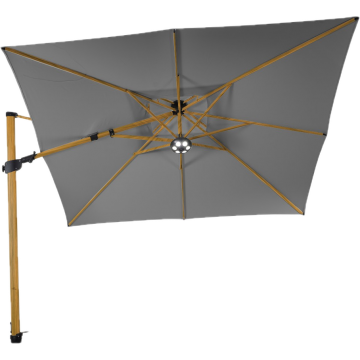 Solero Fratello Pro vrijhangende of zweefparasol - draaibaar & dubbel kantelbaar | Gipro Parasols