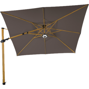 Solero Fratello Pro vrijhangende of zweefparasol - draaibaar & dubbel kantelbaar | Gipro Parasols