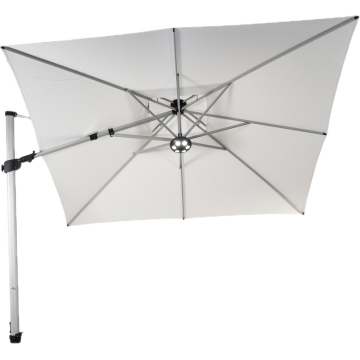 Solero Fratello Pro vrijhangende of zweefparasol - draaibaar & dubbel kantelbaar | Gipro Parasols