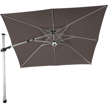 Solero Fratello Pro vrijhangende of zweefparasol - draaibaar & dubbel kantelbaar | Gipro Parasols