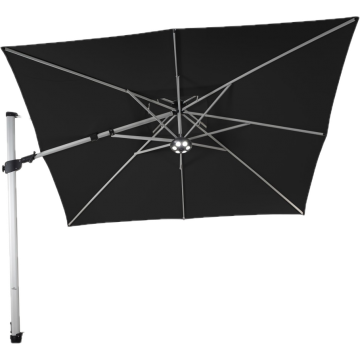 Solero Fratello Pro vrijhangende of zweefparasol - draaibaar & dubbel kantelbaar | Gipro Parasols