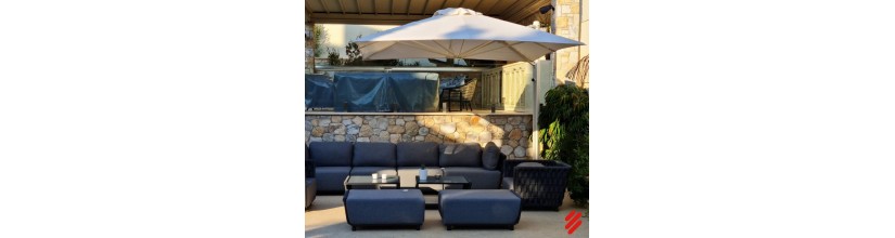 Luxe Prostor parasol voor tuin, horeca & dakterras | Gipro Parasols